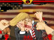 Epic Celeb Brawl Punch the Trump free online fighting game, comedy celebrity brawl, Hadoken combo