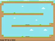 Doppelganger Free Online Puzzle Platformer Game Screenshot - Controlling Clones
