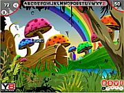 Jungle Hidden Alphabets free online puzzle game where players find concealed letters in forest scenery