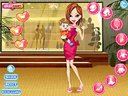 Play Super Model New Mom free online game, dress up supermodel Kaithlin Moose and her baby boy, fashion game