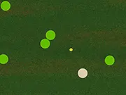 The player character desperately avoiding a large swarm of Zombyx undead creatures in the survival game