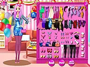 Play Happy Glitter Year Dress Up free online, a glamorous New Year's Eve fashion and makeup game with lots of sparkle.