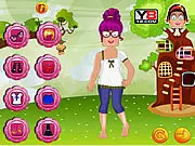 Zoe With Pony Dress Up free online game, girl and pony styling, cute fashion dress up for kids