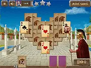 Play Spartan Solitaire free online card and match-three puzzle game