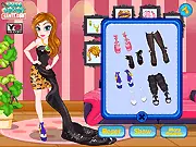 Cover Girl Photoshoot Dressup game screenshot, style Becky for a magazine cover, play free online fashion game