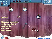 Play Winter Balls free online game, a fun action puzzle where you use meteorites to destroy evil snowmen.