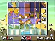 Rocket Monkeys Spin Puzzle free online tile rotation game with Wally and Gus