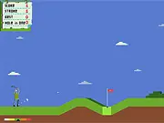 Golf is Hard game screenshot, ball on a challenging golf course, free physics puzzle game online
