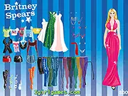 Britney Spears Dress Up game, play free online fashion game, style Britney Spears with clothes and accessories