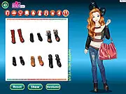 Play New Years Girl Dress Up free online game, helping a party girl choose a glamorous outfit for the New Year's Eve party.