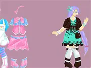 Free online dress-up game Fancy Parapluie featuring the cute and fancy character Shiori with stylish umbrellas