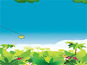 Play Banana Swing free online game, a high-score challenge where a monkey grapples with a banana