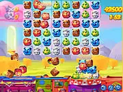 Choo-Choo Circus free online puzzle game, loading various circus animals onto their designated train cars