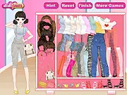 Play Suspenders Fashion Dress Up Online, free fashion game for girls, school style, styling jumpers and suspenders
