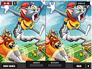 Play Tom and Jerry Spot the Difference free online puzzle game with classic cartoon characters