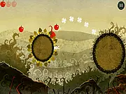 Twisted Adventures: Little Red Riding Hood game screenshot showing the character in a dark, scary, and magical platformer environment