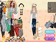 Play Mimi's Travel Pack free online dress-up game, selecting clothes and accessories for a girl going on a trip