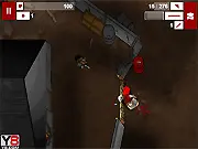 Play Dark Dayz Prologue free online game, top-down zombie survival shooter with crafting on PlayArcadeHub