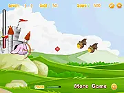 The single soldier in Battle of the Arrow firing an arrow at a horde of monsters, tower defense game screenshot
