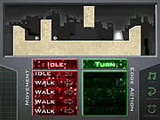 Play Walkabot free online puzzle game controlling a tiny robot on a scrolling platform