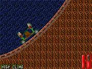 Cemetery Games screenshot: a character struggling to manage multiple, chaotic mini-games simultaneously in a cemetery setting
