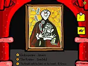 Famous Paintings Parodies 2 free online quiz game guessing art history caricatures