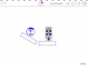 Nerd Physics online free game where red shapes move nerds to the building, physics puzzle solving on PlayArcadeHub