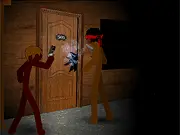 The Stick Getaway free point and click puzzle game online, stick figure character escaping by interacting with objects, play on PlayArcadeHub