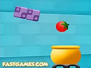 Wondersoup free online puzzle game, remove blocks with mouse, physics puzzle challenge, drop ingredients into pot