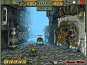 Play Hunting For Robots free online shooting game, defend gold mine from mechanized drones, upgrade weapons, arcade action