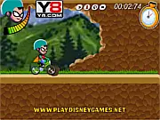 Teen Titans BMX Challenge free online game with Robin riding a bike
