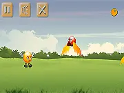 Turbo Smile game online screenshot with character using jet boots and collecting coins