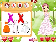 Free online dress up game Bride Tossing Bouquet for girls on PlayArcadeHub