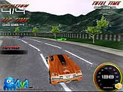 Acceleration 3D free online racing game where you beat other drivers and finish first