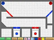 Play Color Ball Physics free online, changing platform colors to control colored balls