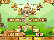 Monkey Mahjong Connect - Free online jungle puzzle game where you connect the same tiles on PlayArcadeHub