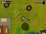 Cranes Epic Battle free online action game with two construction cranes fighting with rockets