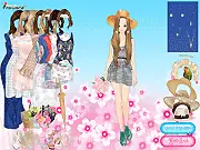 Beautiful Flowers Dress Up free online game for girls, very beautiful flowers, flower hat, nature fashion, PlayArcadeHub