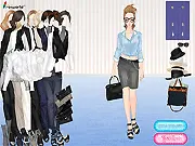 Professional clothing game where players style a character for business