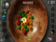 Collapsabowl free match puzzle game online, click balls of the same color, make them disappear, empty the bowl on PlayArcadeHub