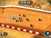 Super Mud Mania 3D racing game online, off-road vehicle with nitro boost, upgrade your mud racer