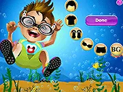 Play Little Kid Swimwear free online dress up game, style the cute kid for the swimming pool with bathing suits and goggles on PlayArcadeHub.