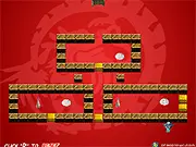 Play Ricebowl Man free puzzle game online, using 'rice power' to collect rice and find the exit in an unknown world