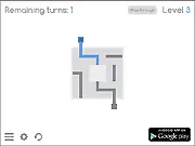 Glow Path free online puzzle game, connect the lines, plumber pipeline game, PlayArcadeHub