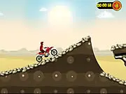 Desert Rage Rider free bike game, play online dirt bike racing, earn money for new bikes, free physics racing game