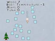 The Lost Eskimo game, Arctic survival adventure, child lost on a melting glacier, play free online fishing game