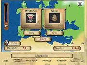 Play European Trader free online game, economic simulation strategy, business trading game