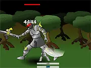 Play Slayer I Dark Knight free online RPG, character creation game, fight massive knight boss