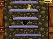 Mole vs Lava Challenge game free online play - arcade platform jumper racing against lava on PlayArcadeHub.
