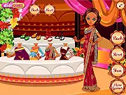Indian Wedding Dress-Up free online game featuring beautiful bridal saree and jewelry